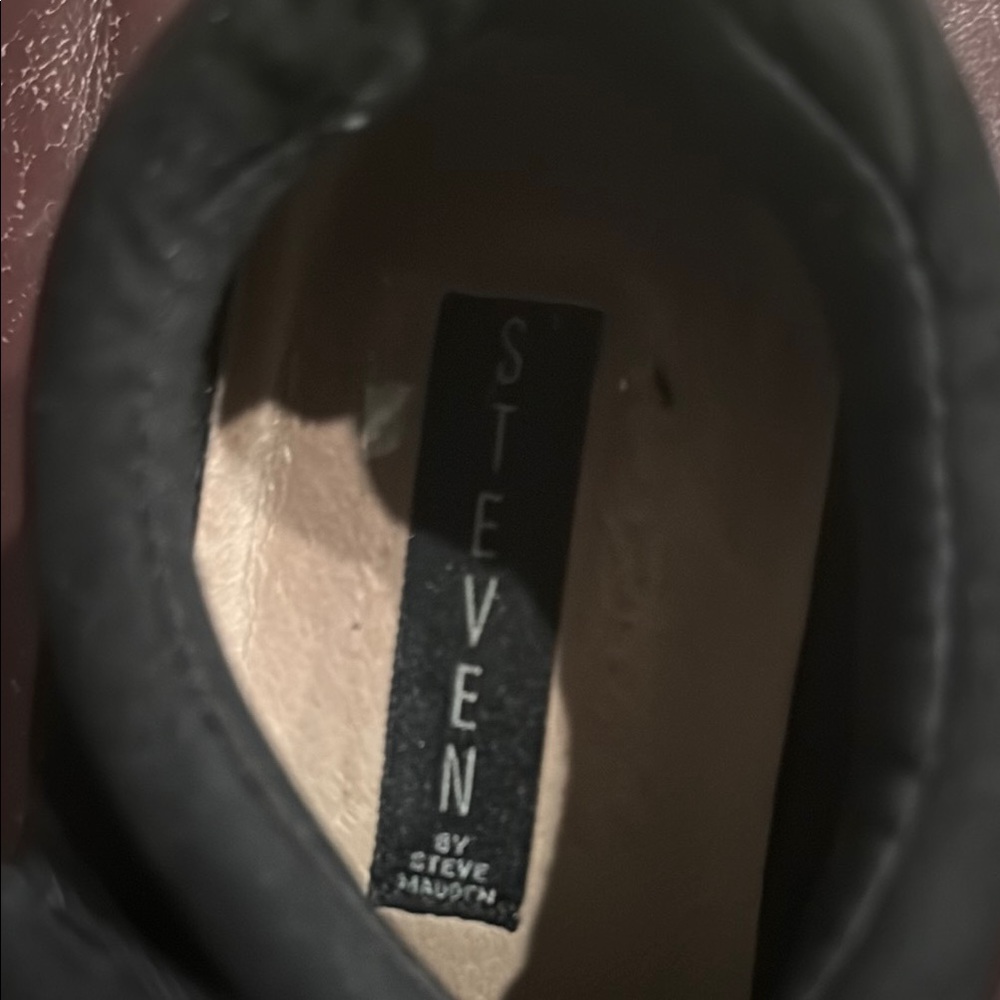 Steve Madden Black Studded Slip On Sneakers - Picture 5 of 5